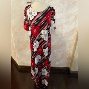 Vintage Jostar Made in USA Women's Floral Dress XL